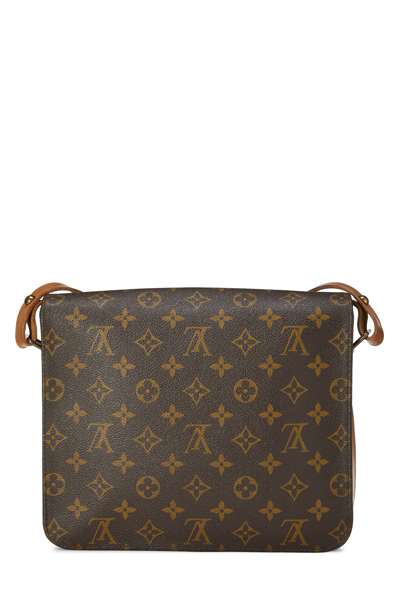 Pre-owned Louis Vuitton Monogram Canvas Cartouchiere Gm