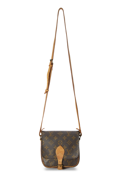 Pre-owned Louis Vuitton Monogram Canvas Cartouchiere Pm