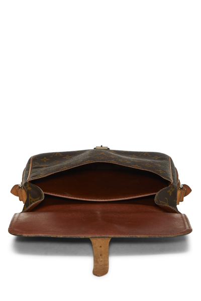 Pre-owned Louis Vuitton Monogram Canvas Cartouchiere Gm