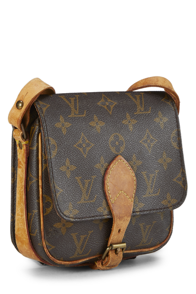 Pre-owned Louis Vuitton Monogram Canvas Cartouchiere Pm