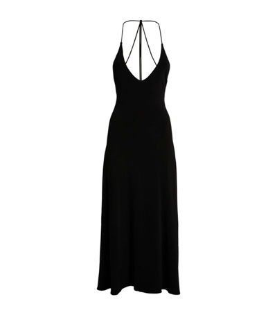 Shop Khaite Rina Midi Dress In Black
