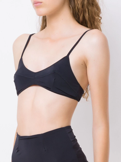 Shop Uma Raquel Davidowicz Arte Bikini Top In Schwarz