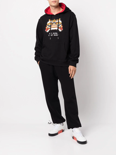 Mostly Heard Rarely Seen 8-bit Eat, Drink & Get Money Hoodie In Schwarz