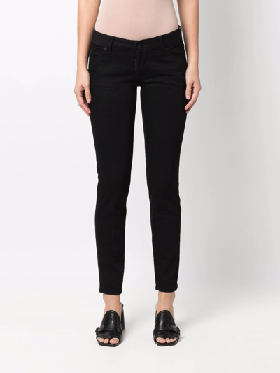 Dsquared2 Black Bull Jennifer Skinny Jeans In Schwarz