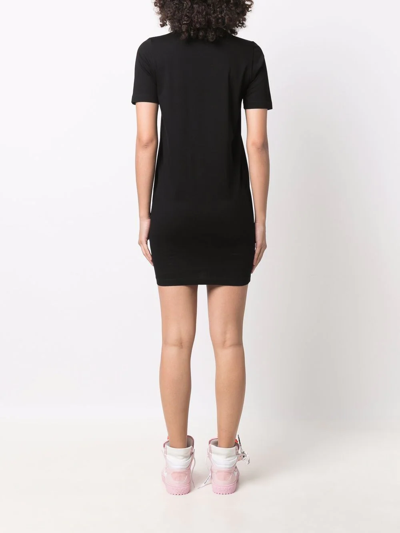 Dsquared2 Logo Patch T-shirt In Schwarz
