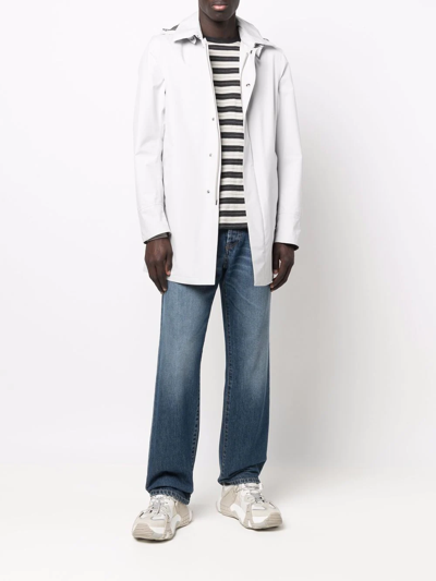 Herno Laminar Water-resistant Hooded Jacket In Grau