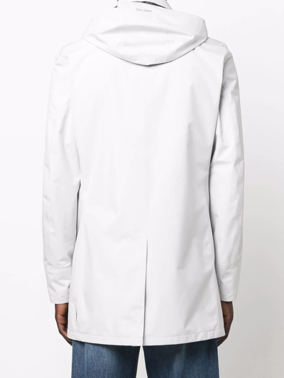 Herno Laminar Water-resistant Hooded Jacket In Grau