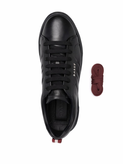 Shop Bally Melys Low-top Sneakers In Schwarz