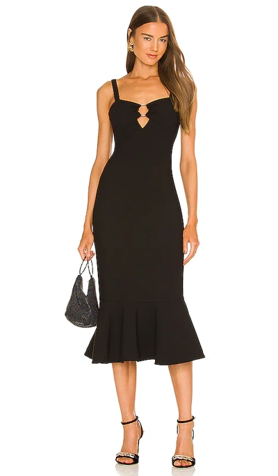 Shop Likely Tia Dress In Black