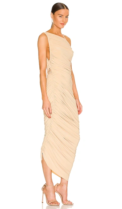 Shop Norma Kamali Diana Gown In Neutral