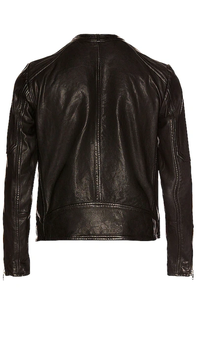 Shop Allsaints Cora Leather Jacket In Black