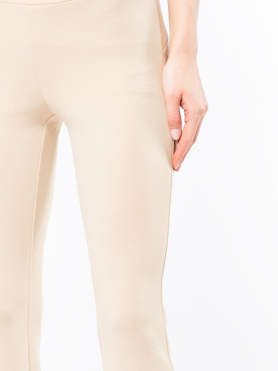 Shop Onefifteen X Beyond The Radar Flared Trousers In Neutrals