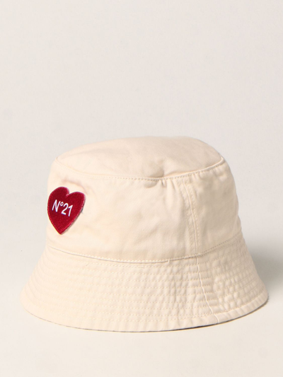 Shop N°21 Fisherman's Hat N ° 21 In Cotton In Milk