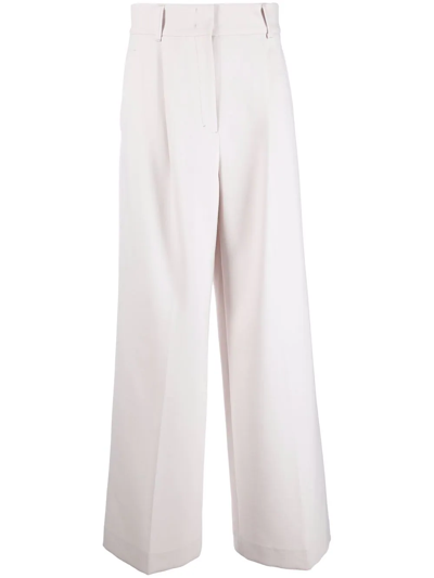 Shop Dorothee Schumacher High-waisted Tailored Trousers In Neutrals