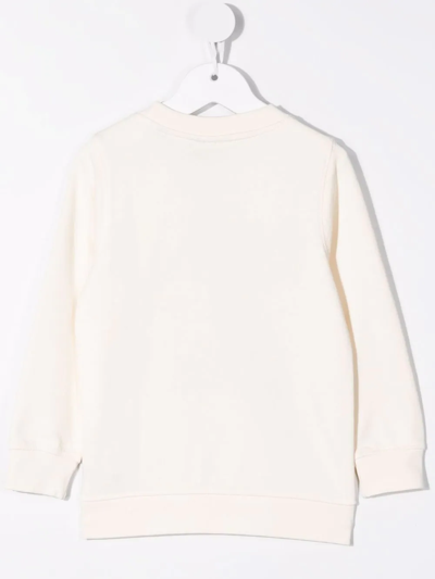 Scotch & Soda Ivory Sweatshirt For Boy With Sweets In Neutrals