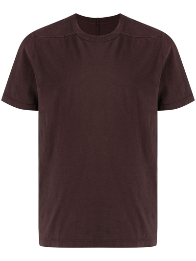 Shop Rick Owens Knit Short-sleeve T-shirt In Purple