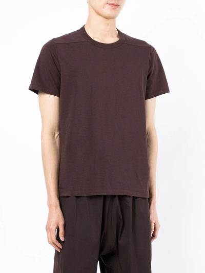 Shop Rick Owens Knit Short-sleeve T-shirt In Purple