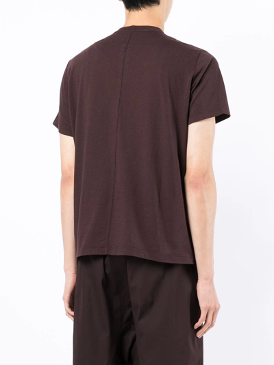 Shop Rick Owens Knit Short-sleeve T-shirt In Purple