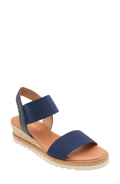 Shop Andre Assous Neveah Espadrille Sandal In Navy/ Navy