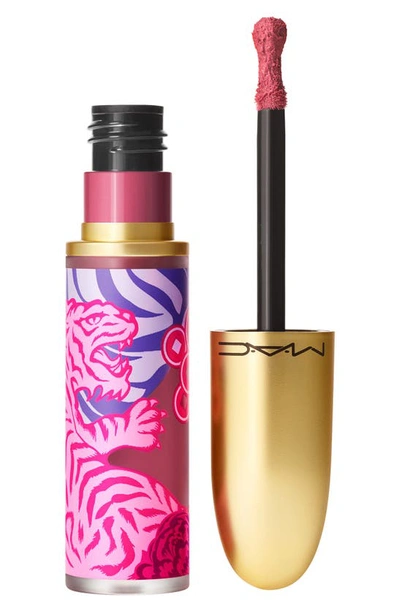 Shop Mac Cosmetics Mac Lunar New Year Powder Kiss Matte Liquid Lipstick In Fortune Tell Me