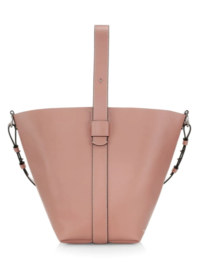 Shop Proenza Schouler White Label Women's Leather Bucket Bag In Dusty Pink