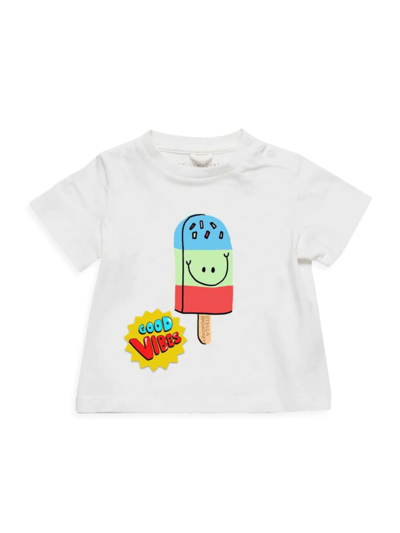 Shop Stella Mccartney Baby Boy's Popsicle Graphic T-shirt In White