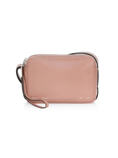 Shop Proenza Schouler White Label Women's Watts Leather Camera Bag In Dusty Pink