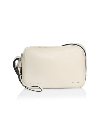 Shop Proenza Schouler White Label Women's Watts Leather Camera Bag In Vanilla