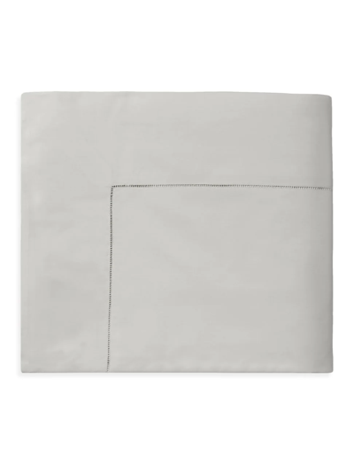 Shop Sferra Celeste Flat Sheet In Grey