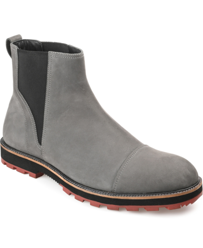 Shop Thomas & Vine Men's Jaylon Cap Toe Chelsea Boot In Gray