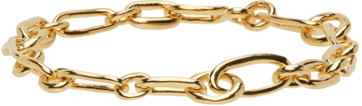 Shop Sophie Buhai Gold Grecian Chain Bracelet In 18k Gold Vermeil