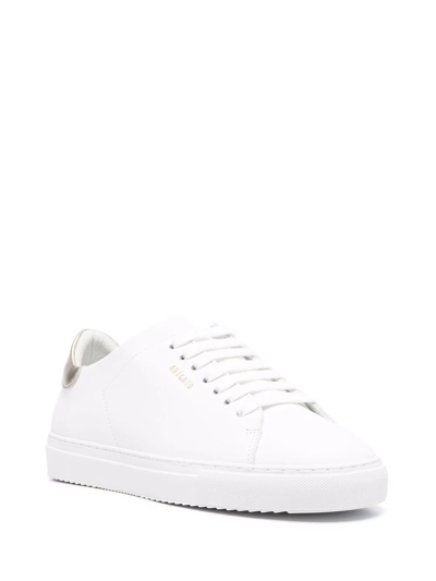 Shop Axel Arigato Low-top Leather Sneakers In White