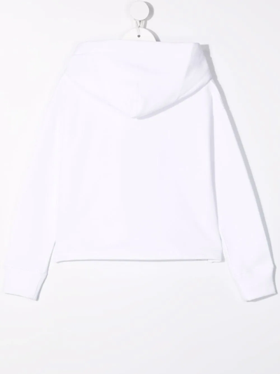 Shop Ralph Lauren Logo-print Pullover Hoodie In White
