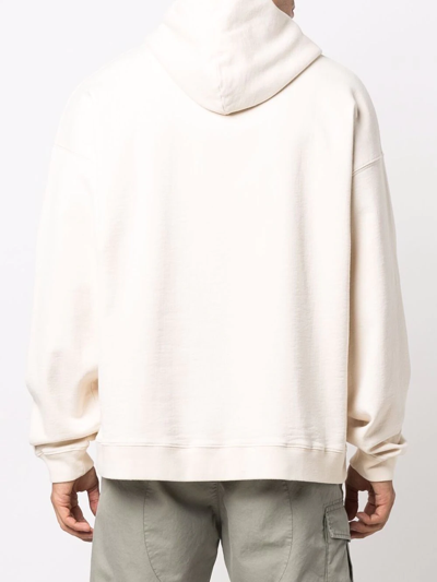 Shop Dsquared2 Logo Detail Hoodie In Nude