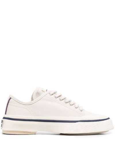 Shop Eytys Low-top Lace-up Sneakers In Nude