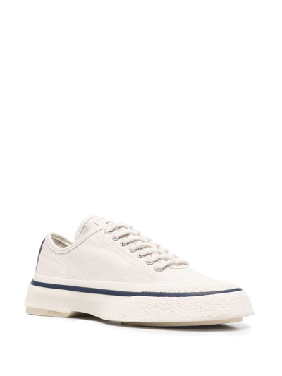 Shop Eytys Low-top Lace-up Sneakers In Nude