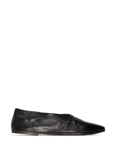 Shop Marsèll Coltellaccio Ballerina Shoes In Schwarz