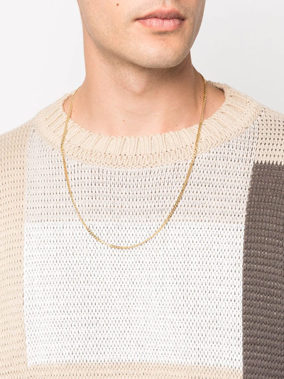 Nialaya Jewelry Cuban 3mm Chain Necklace In Gold