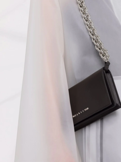 Shop Alyx Giulia Chain-link Leather Bag In Schwarz