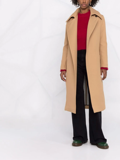Rag & Bone Amber Belted Trench Coat In Braun