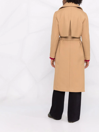 Rag & Bone Amber Belted Trench Coat In Braun