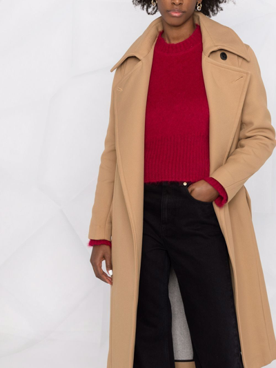 Rag & Bone Amber Belted Trench Coat In Braun