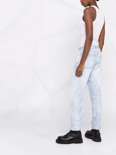 Rag & Bone Rosa Tapered Jeans In Blau
