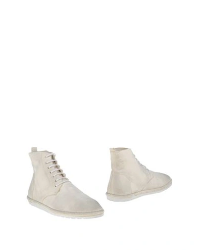 Marsèll Ankle Boots In Ivory