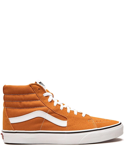 Shop Vans Sk8-hi "desert Sun" Sneakers In Orange