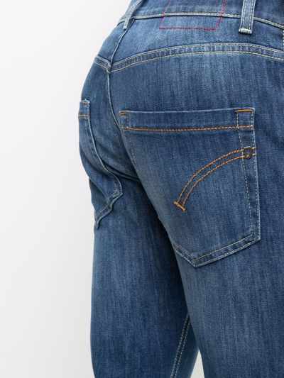 Shop Dondup Slim-cut Denim Jeans In Blau