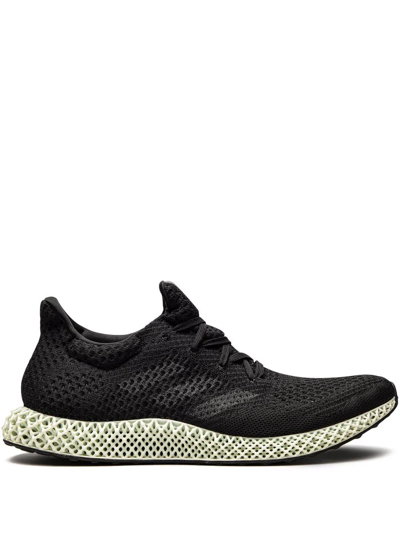 Adidas Originals Mens Core Black 4d Futurecraft Woven Trainers 8 In Black