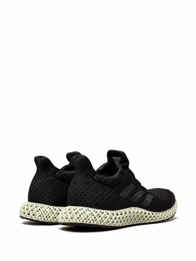 Adidas Originals Mens Core Black 4d Futurecraft Woven Trainers 8 In Black