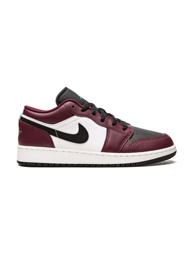 Shop Jordan 1 Low Se "dark Beetroot Roma Green" Sneakers In Red