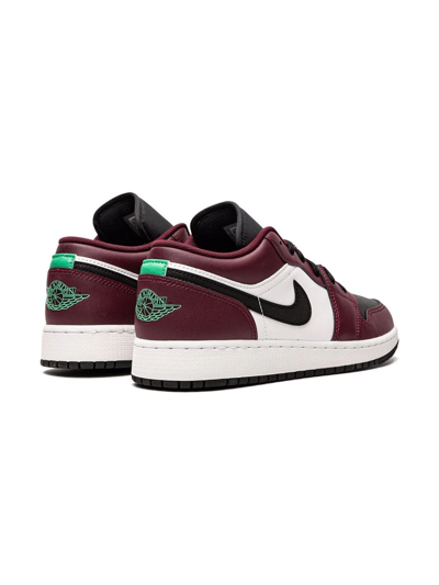 Shop Jordan 1 Low Se "dark Beetroot Roma Green" Sneakers In Red